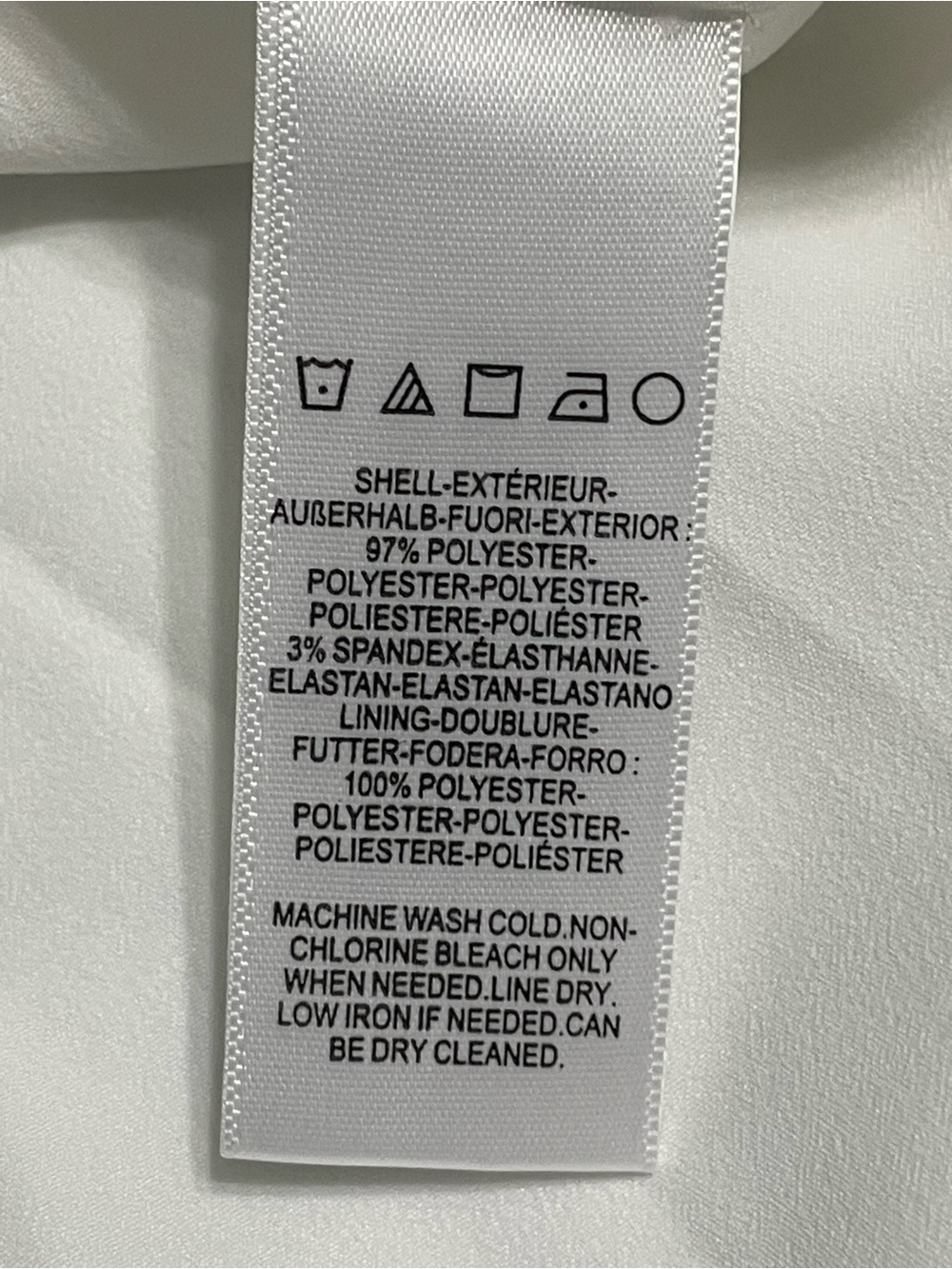 Dress the Population Iris Off White Textured Sleeveless Dress - Picture 14 of 15